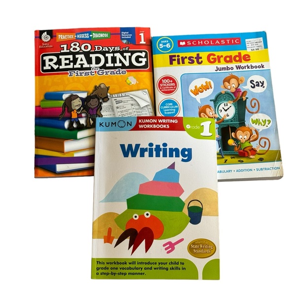 First Grade reading writing educational book bundle of 3 LEARNING - Picture 10 of 10